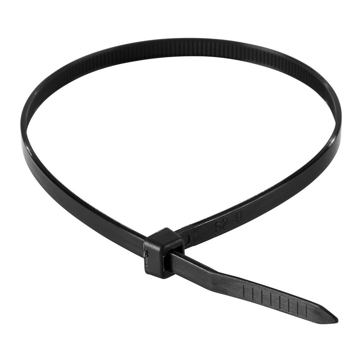 11 in. UV-Resistant Black Cable Ties, 100-Pack