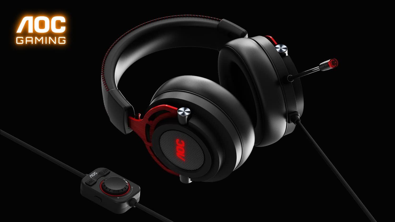 AOC GH300 USB Gaming Headset with RGB LED