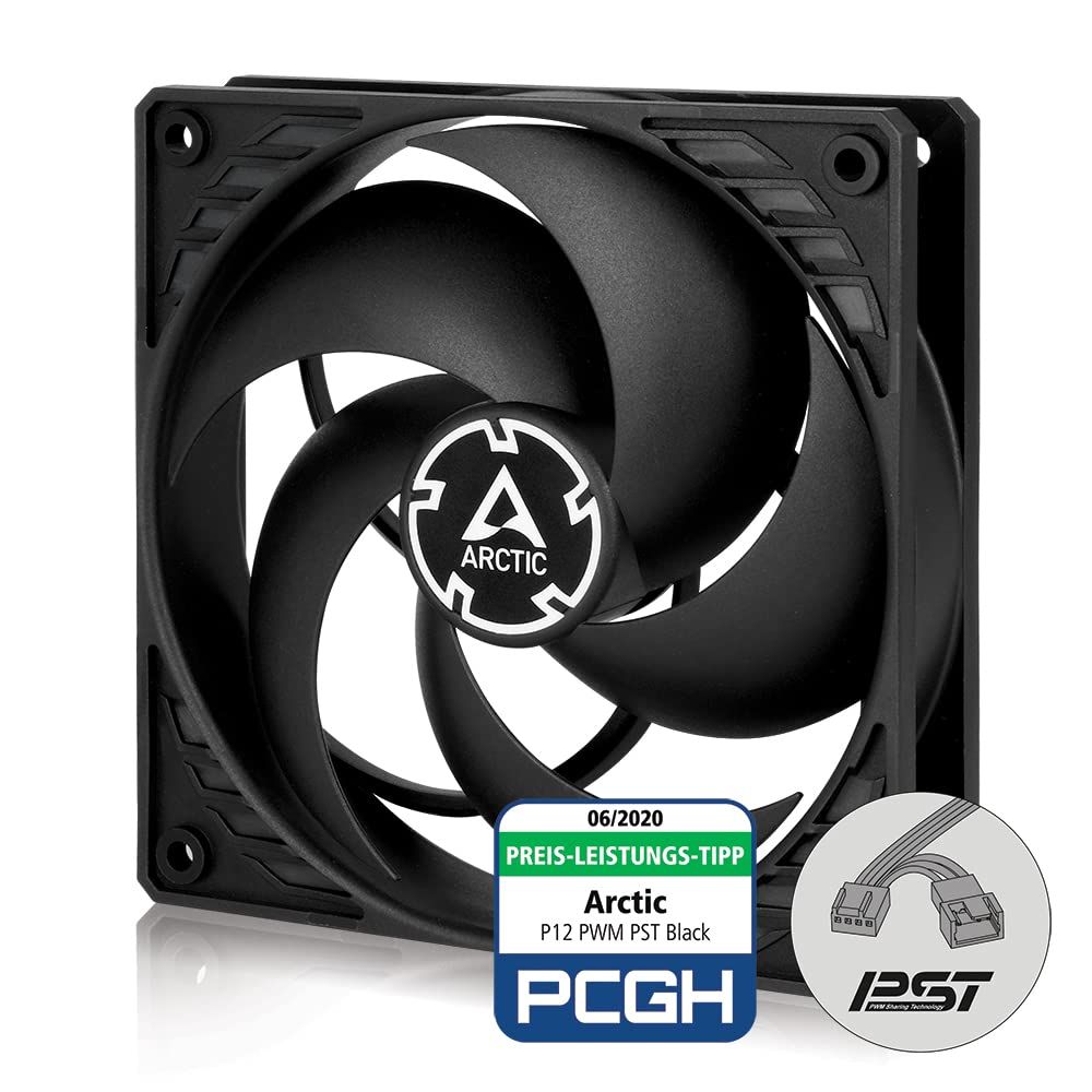 Artic P12 PWM PST 120mm Black