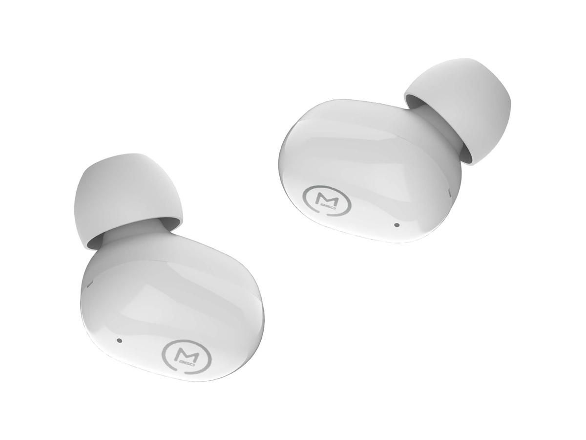 MORPHEUS 360 SPIRE TRUE WIRELESS EARBUDS BLUETOOTH INEAR HEADPHONES WITH MICROPHONE WHITE