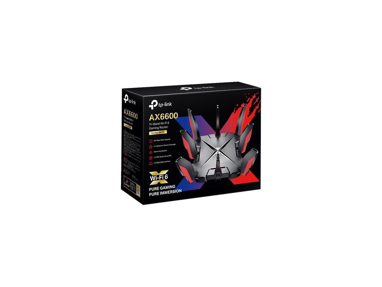TP-Link Archer GX90 AX6600 Tri-Band Wi-Fi 6 Gaming Router