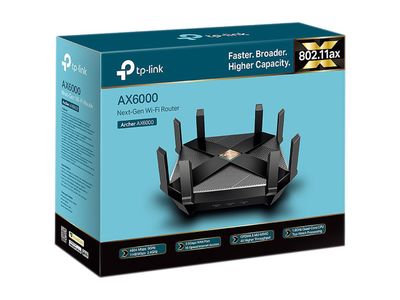 TP-Link Archer AX6000 WiFi 6 AX6000 8-Stream Smart WiFi Router