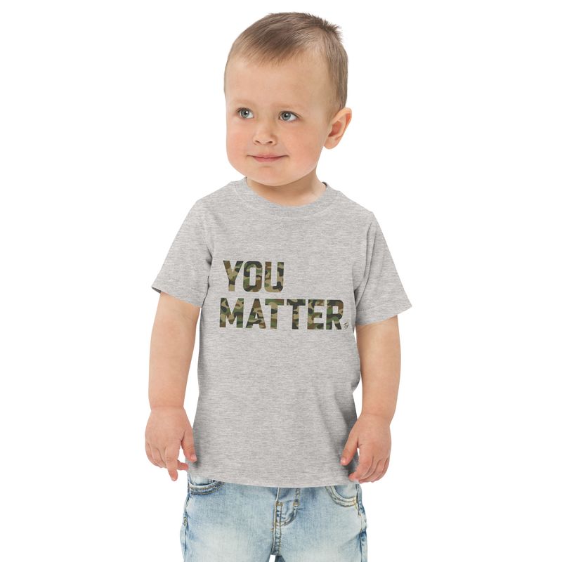 You Matter: Toddler jersey t-shirt
