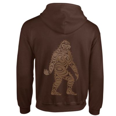 Adult Zippered Hoodie - Sasquatch