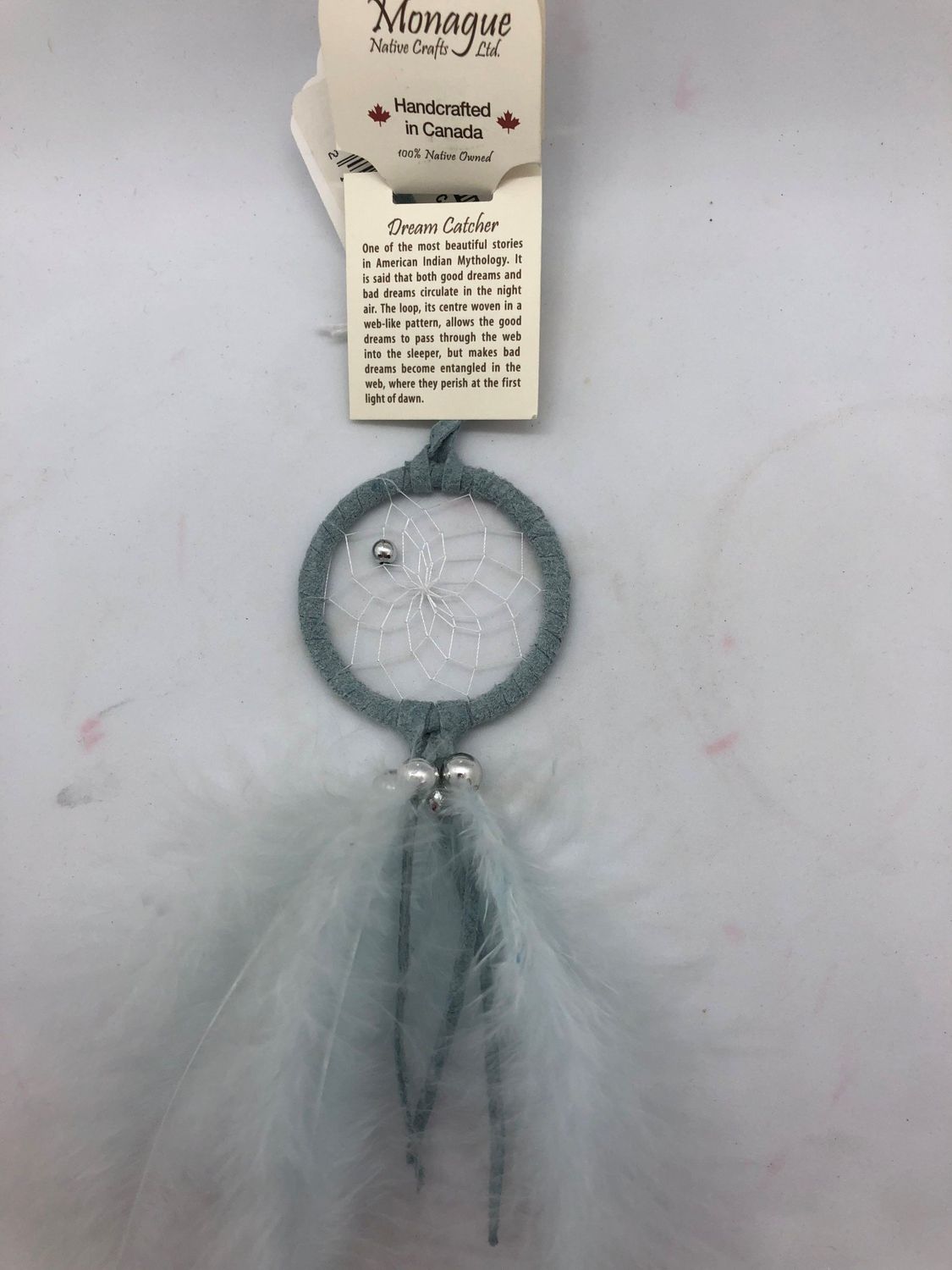 Fluffy Dream Catcher, Color: Baby Blue, Size: 2&quot;