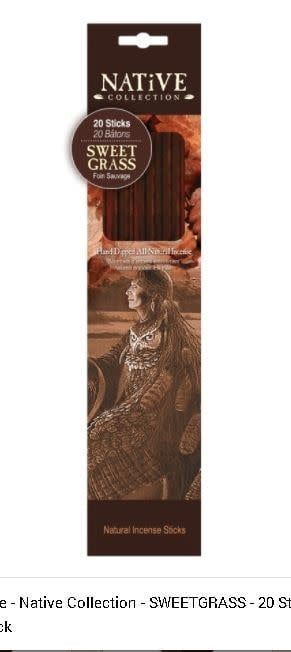 Incense Coils 20 Sticks Sweetgrass