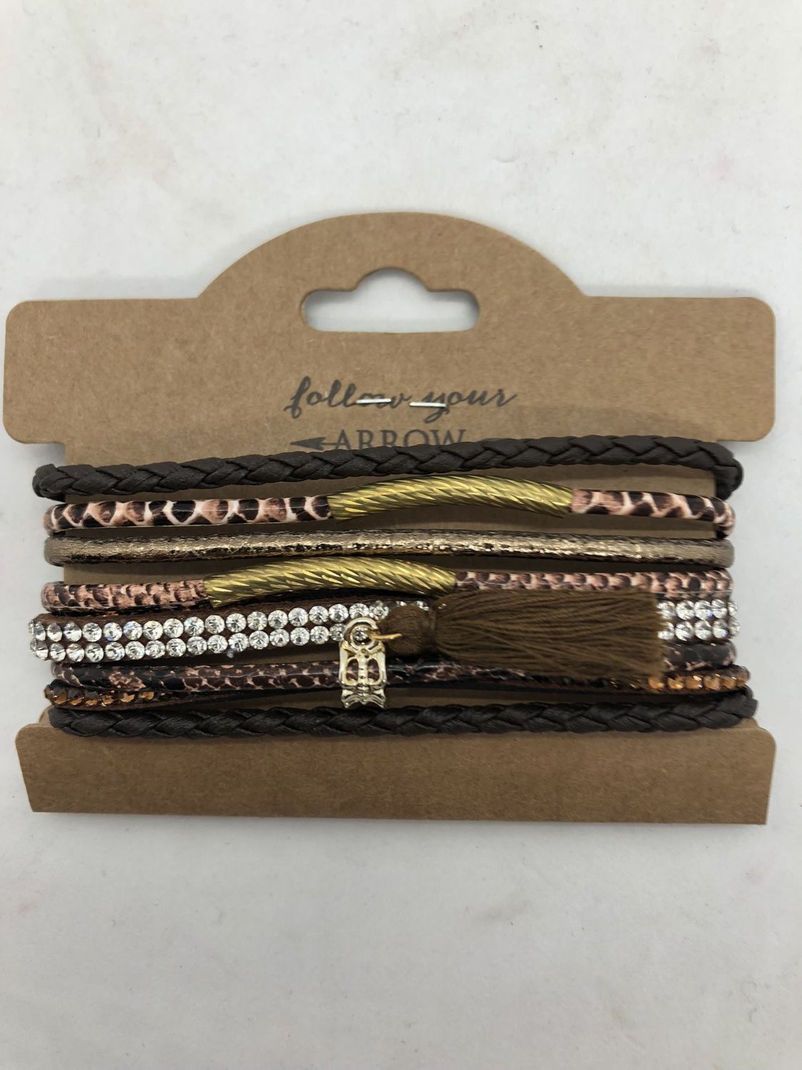 Bracelet Wrap Feather Tassel WXA468