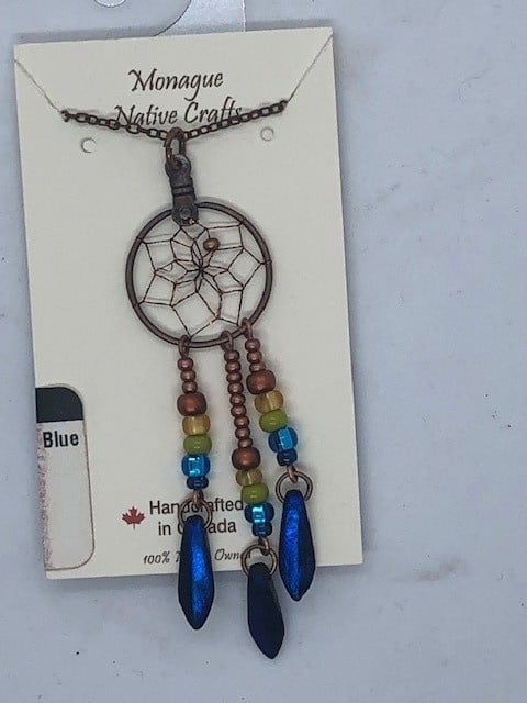3/4&quot; DC Necklace - Blue
