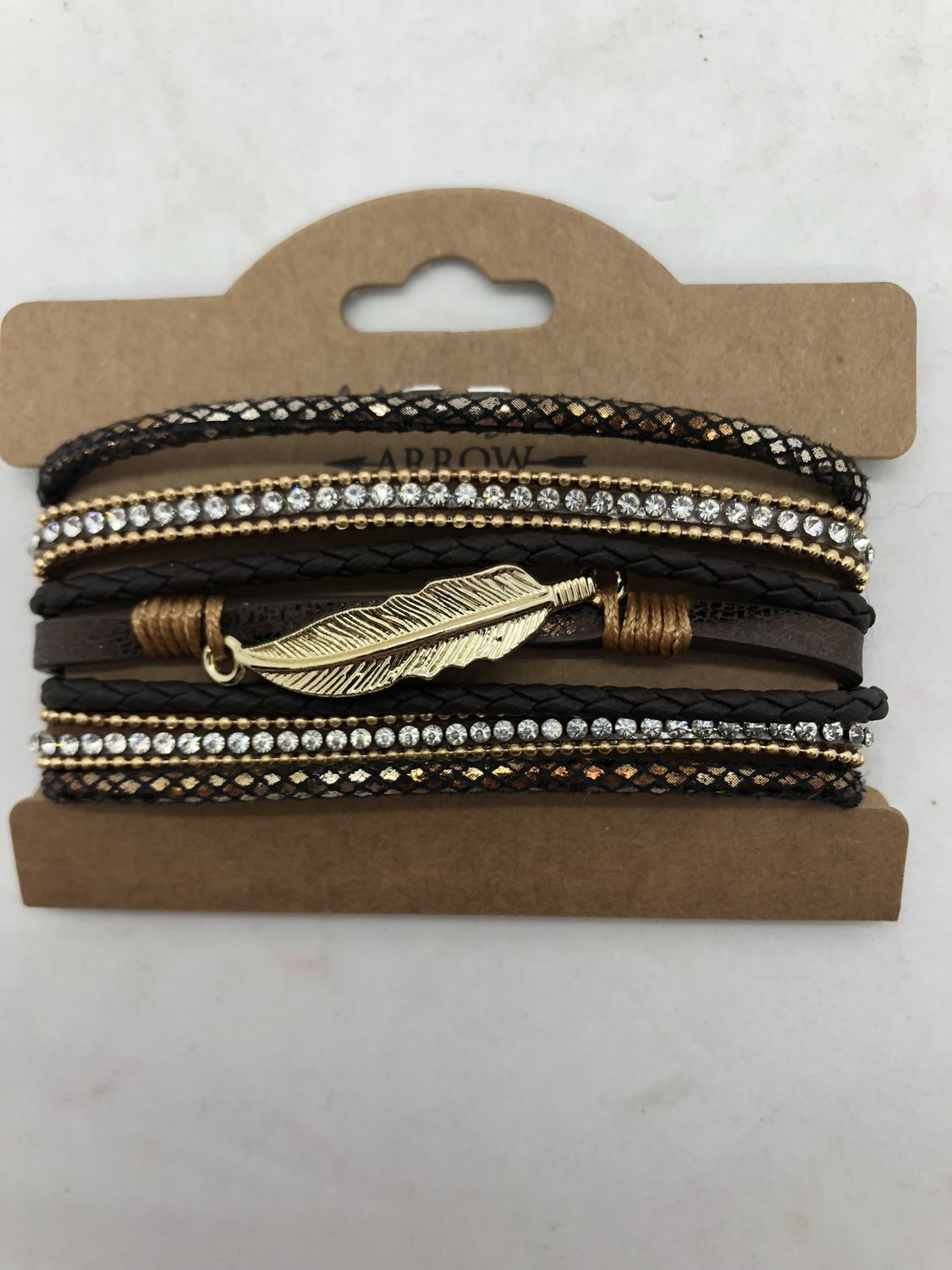 Bracelet Wrap Feather WXA463
