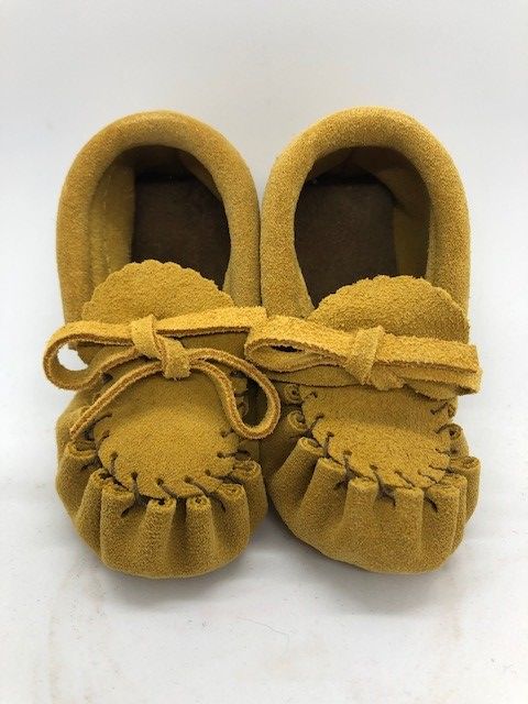 Baby Moccasins w/o fur, Color: Indian Tan, Size: B2