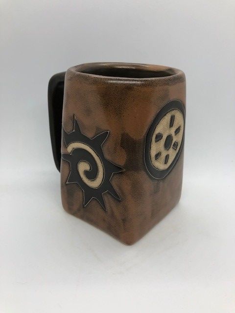 Square Bottom Mug - 12oz (511), Style: Native Symbols A1