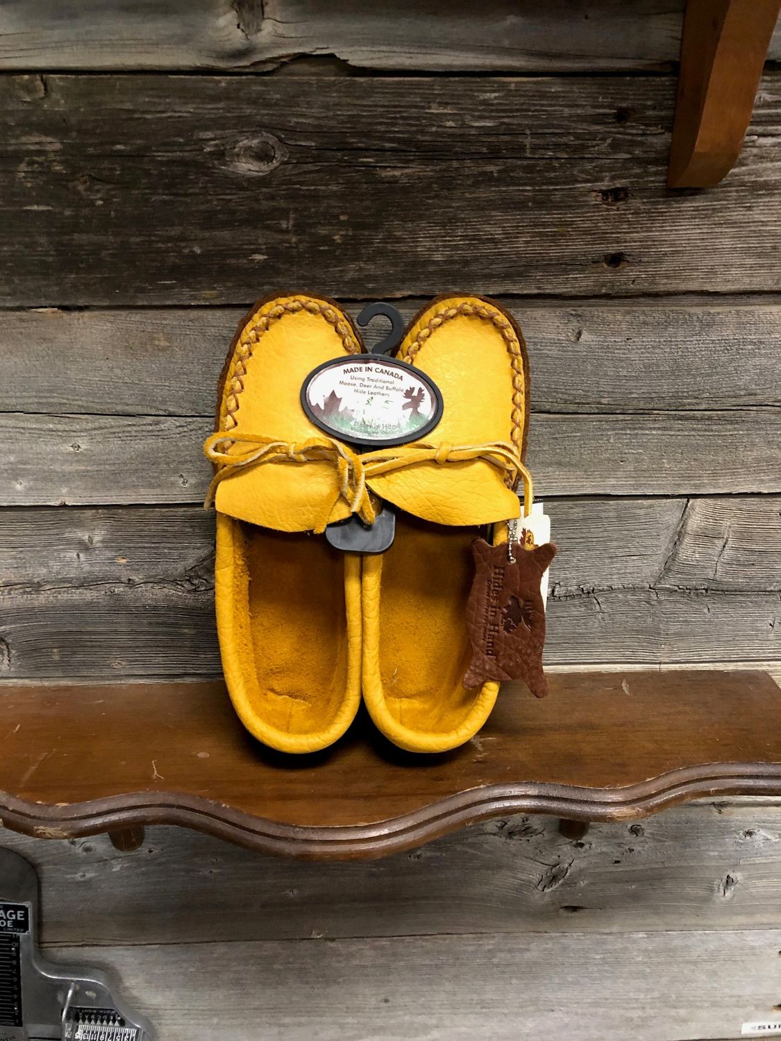 Tan Moose Moccasin - 130, Color: Tan, Size: M10