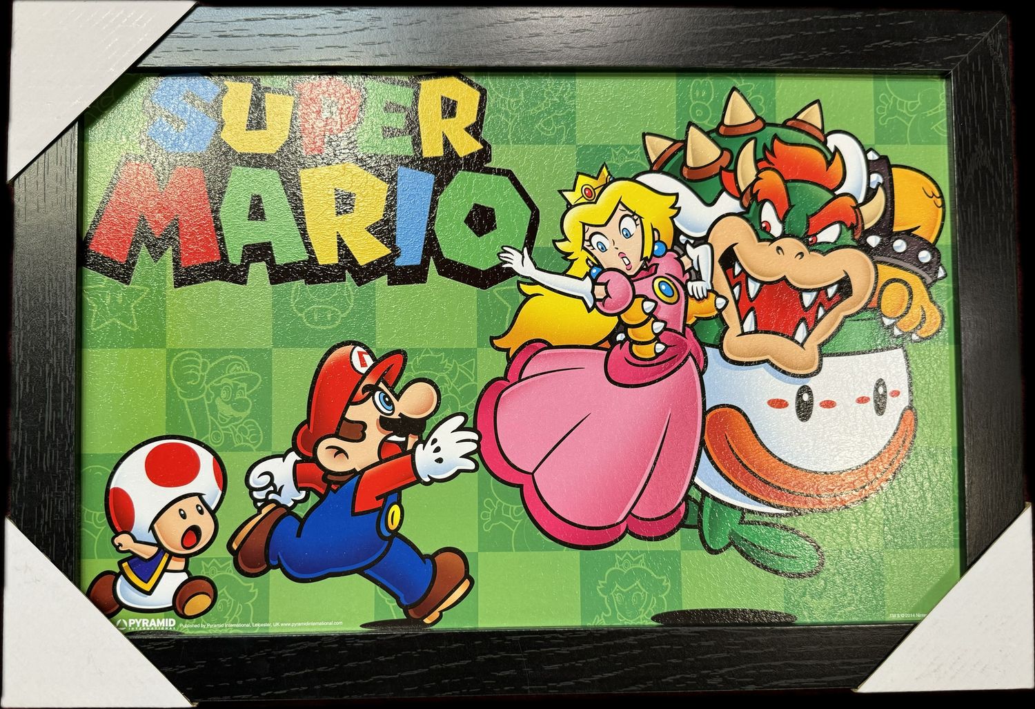 Namco SUPER MARIO Black Framed Picture