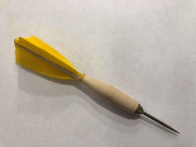 American Pro Dart APD Apex Style Darts Yellow 12 pack No.1