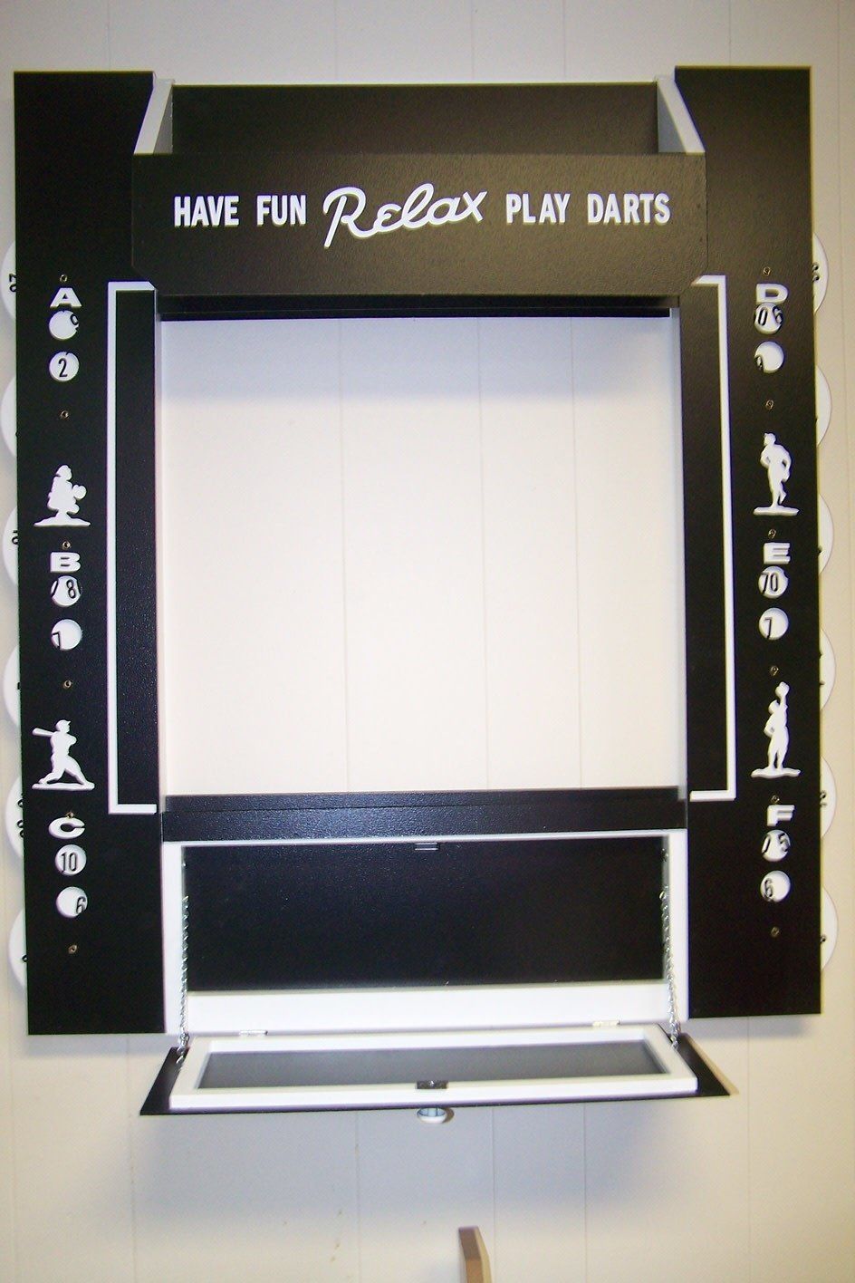 103 Prodart Dartboard Surround Black &amp; White