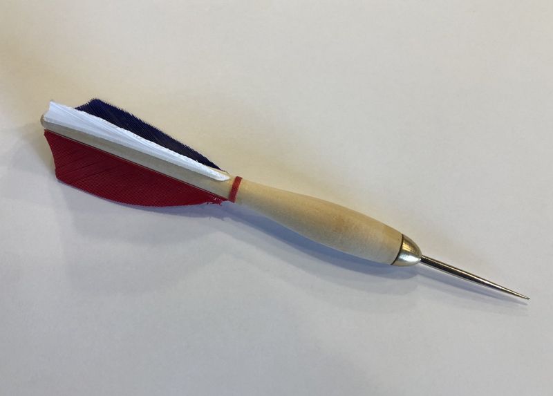 American Pro Dart APD Apex Style Darts Red White &amp; Blue 12 pack No.1