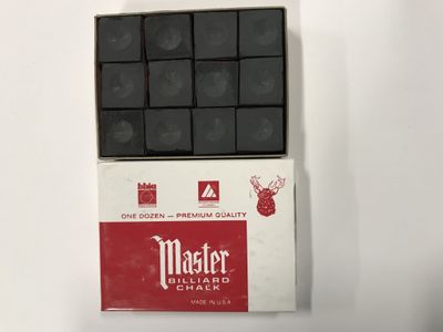 Master Chalk Black Box of 12