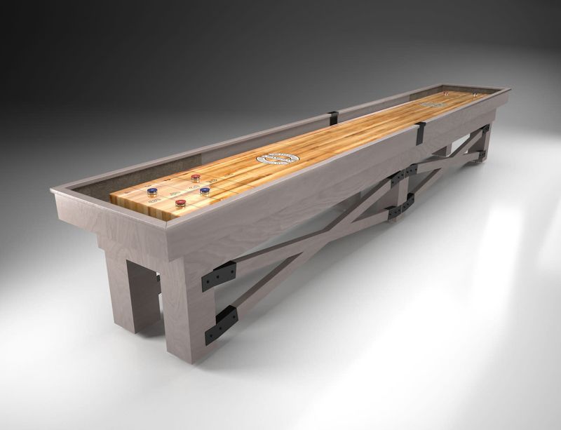 RUSTIC SHUFFLEBOARD TABLE
