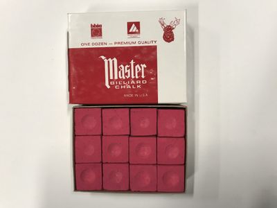 Master Chalk Red Box of 12