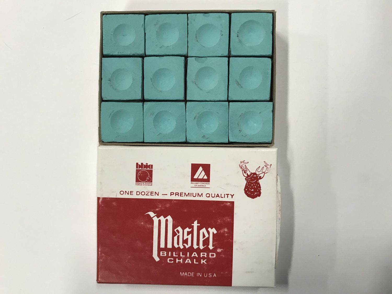 Master Chalk Light Green Box of 12