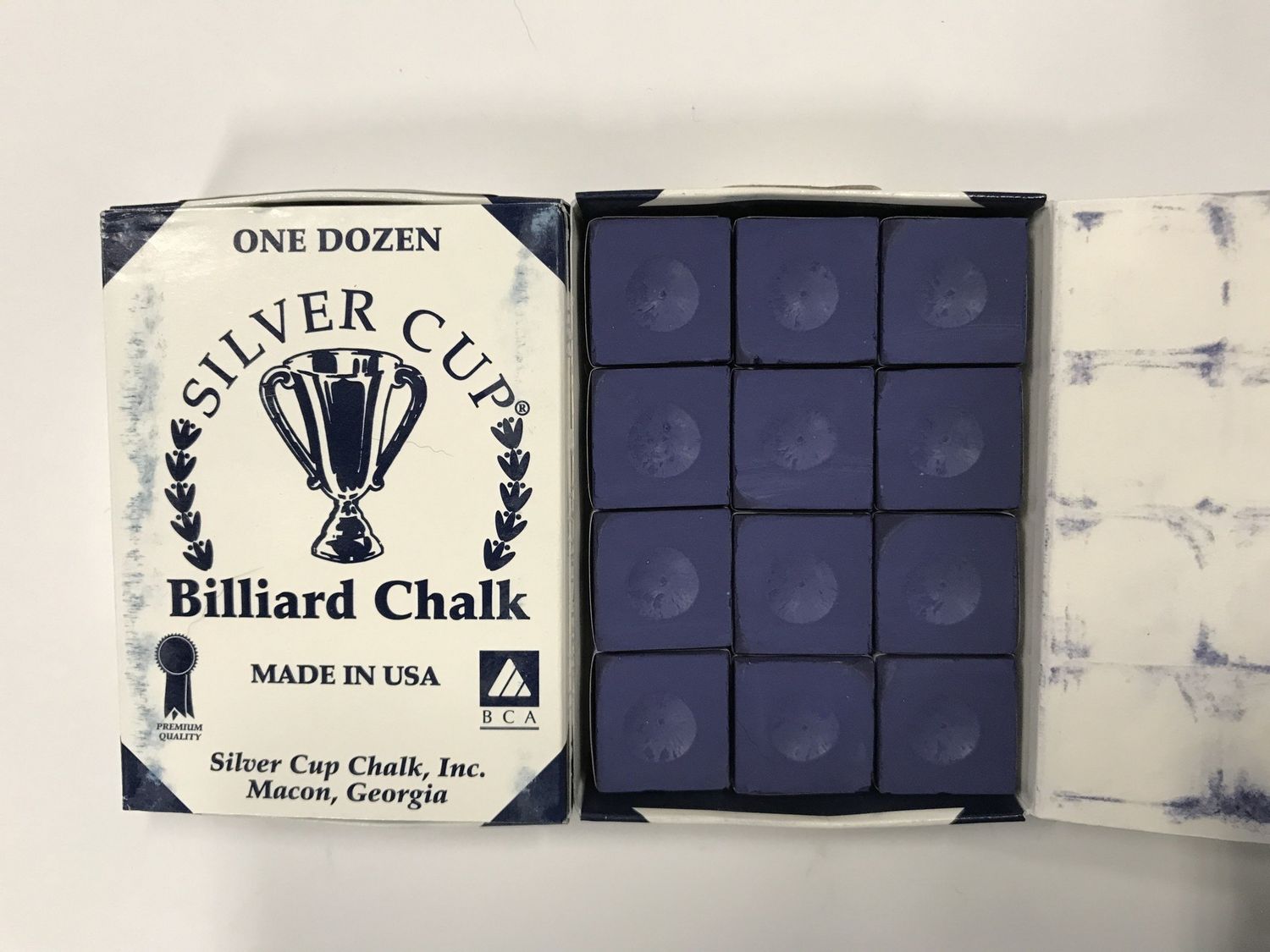 Silver Cup Chalk Purple Box of 12