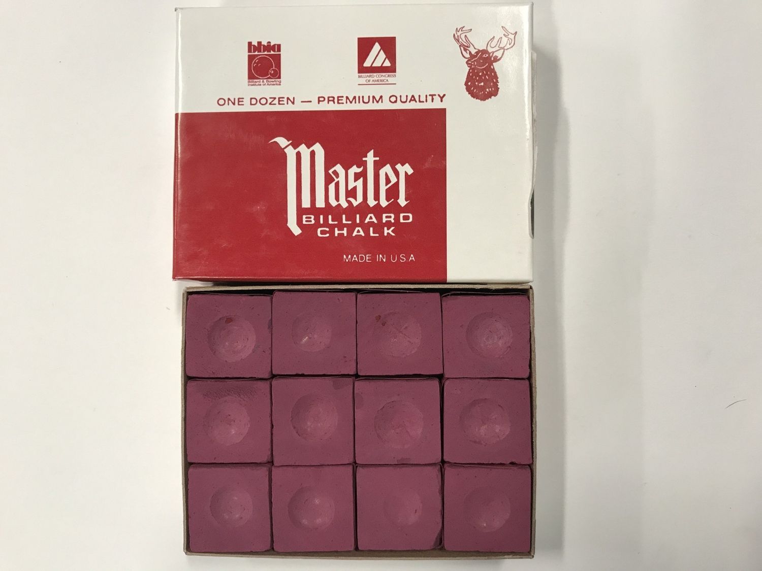 Master Chalk Burgundy Box of 12