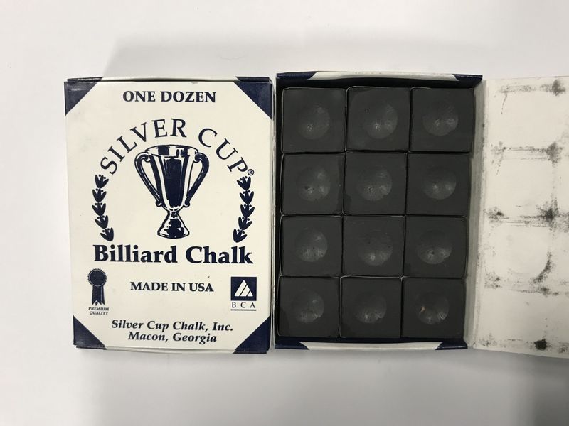 Silver Cup Chalk Black Box of 12