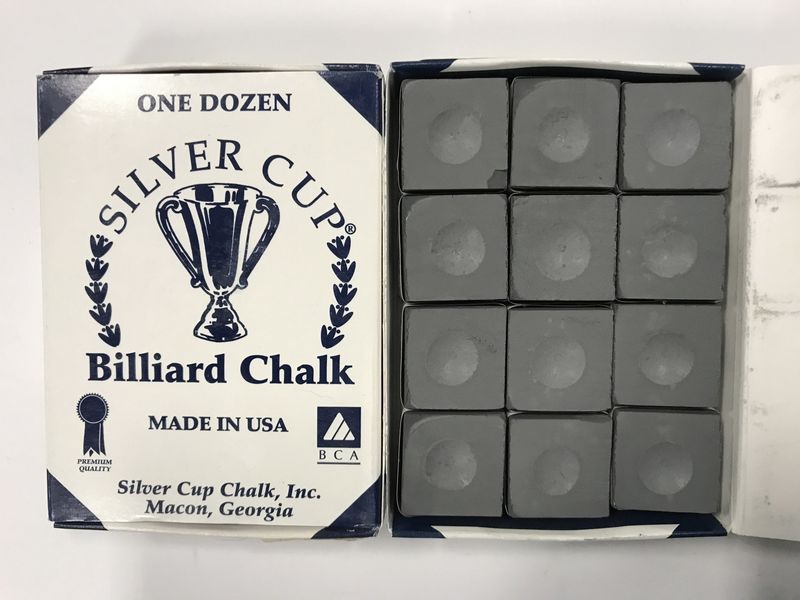 Silver Cup Chalk Charcoal Box of 12
