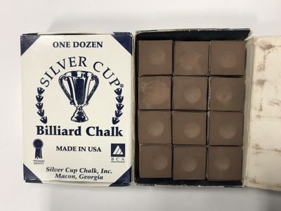 Silver Cup Chalk Brown Box of 12