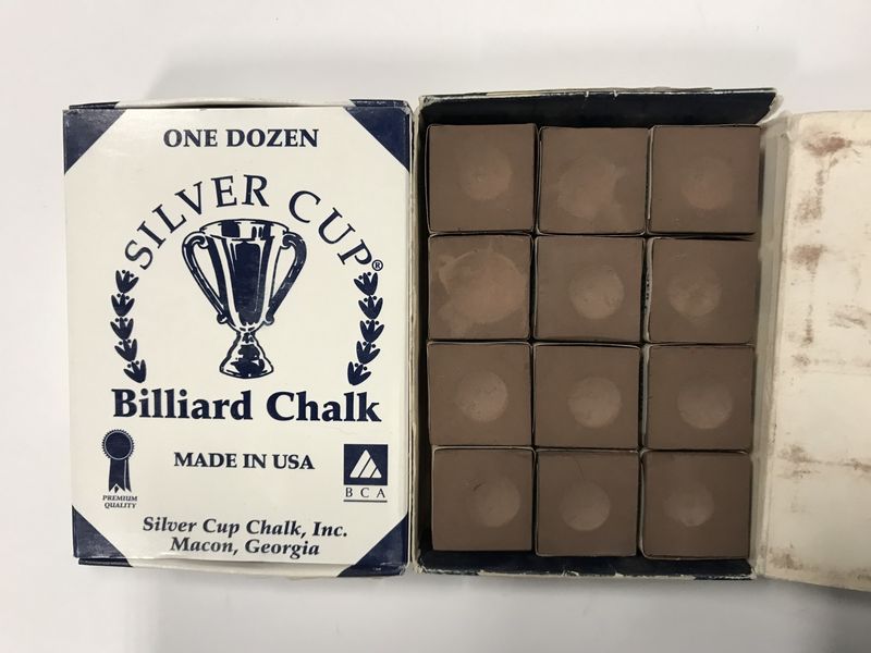 Silver Cup Chalk Brown Box of 12