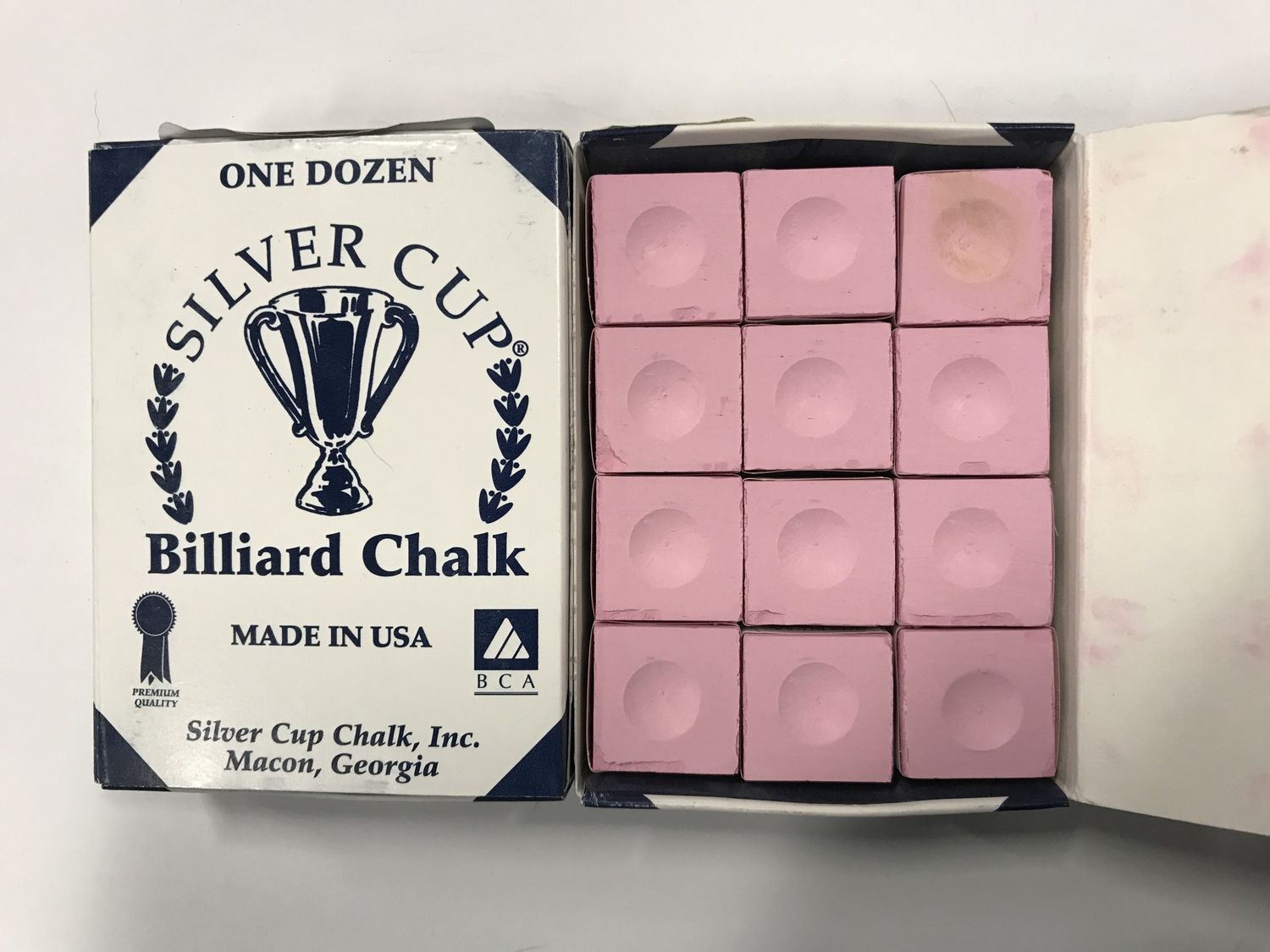 Silver Cup Chalk Pink Box of 12