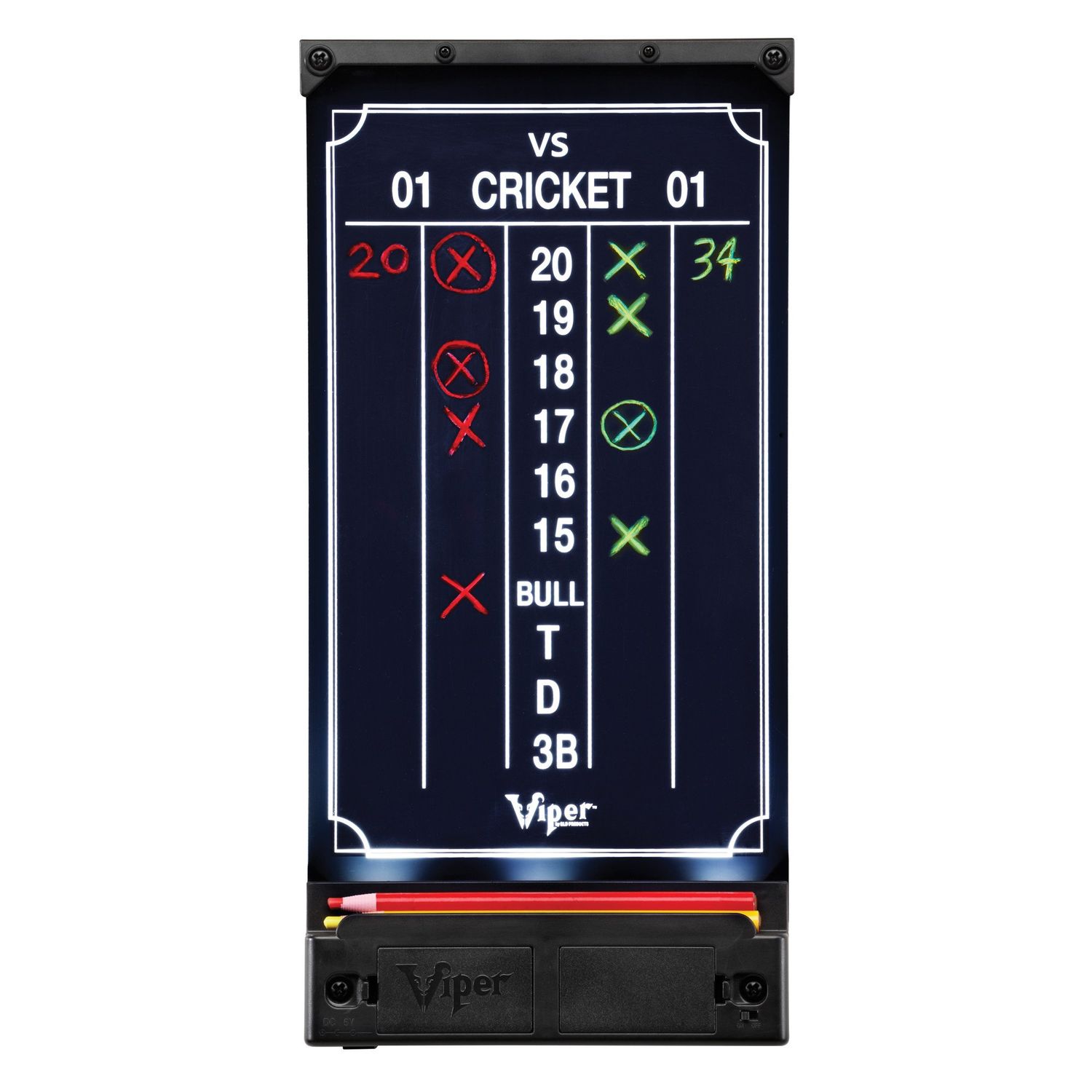 Viper Illumiscore Dart Darts  DARTBOARD SCOREBOARD 41-0410