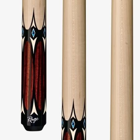 RG201 Eye Of The Tiger Cocobolo No wrap Rage Cue Stick