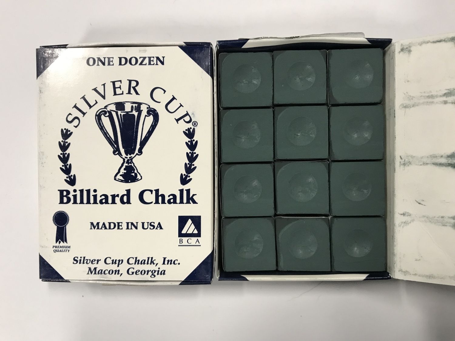 Silver Cup Chalk Spruce Box of 12