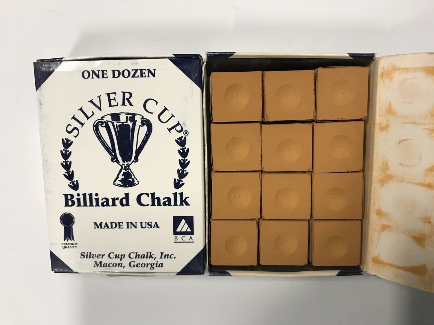 Silver Cup Chalk Copper Box of 12