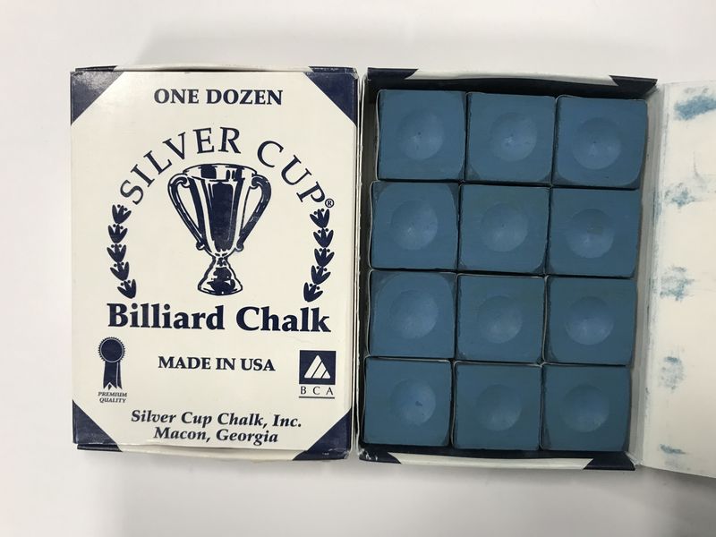 Silver Cup Chalk Blue Box of 12