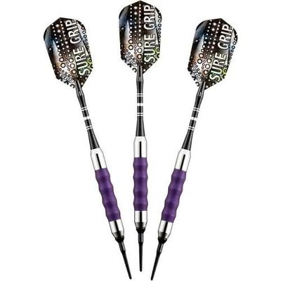 SURE GRIP PURPLE 18GM 20-0009-18 SOFT TIP DART SET