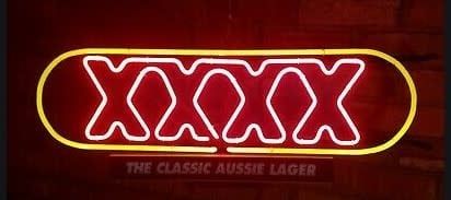 Xxxx The Clasic Aussie lager Neon Sign