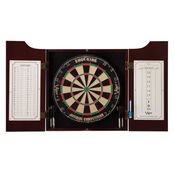 Hudson all in one Dart Cabinet set - Black