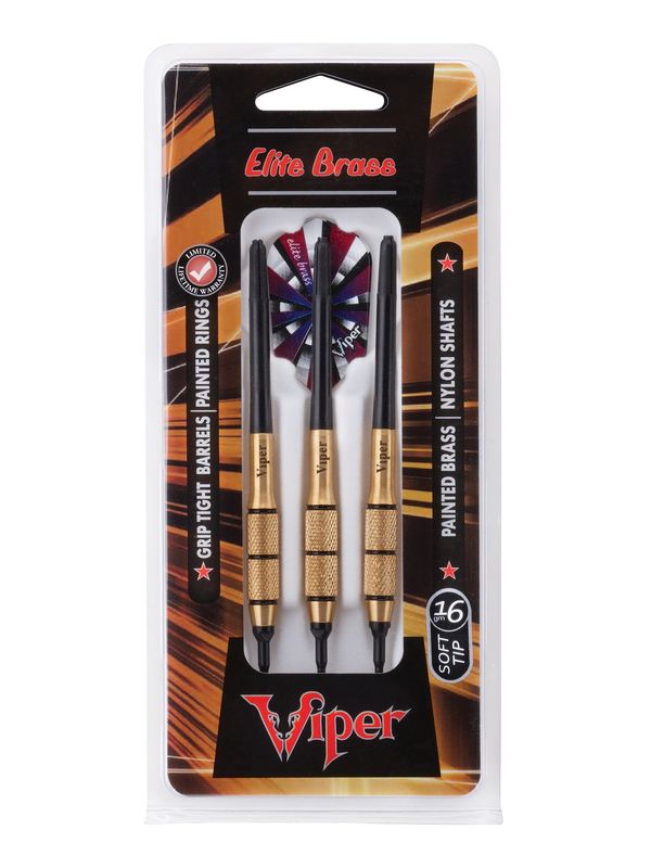 Viper Elite Brass 16 gm DART SET 20-0105-16 SOFT TIP