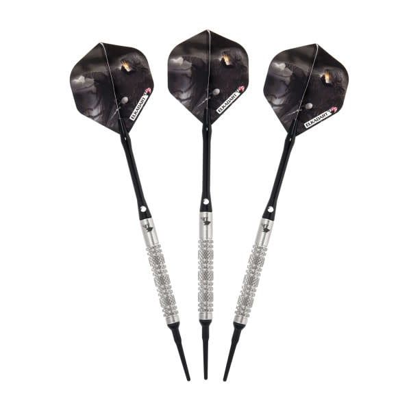 Elkadart Wizard 80% Tungsten Soft Tip Darts Knurled and Ringed Barrel 16 Grams