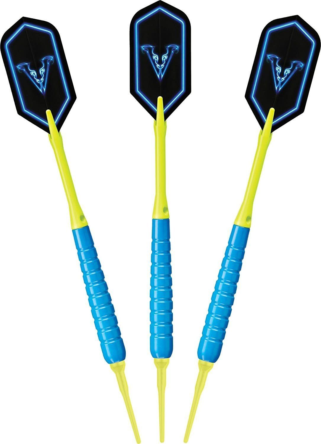 V GLO Dart VIPER SOFT TIP CART SET YELLOW/BLUE 20-4301-18