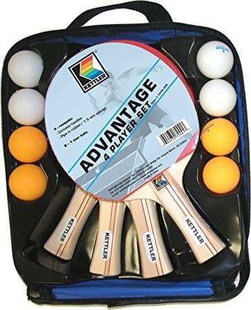 Kettler 4 Player Ping Pong Paddle Ball Set