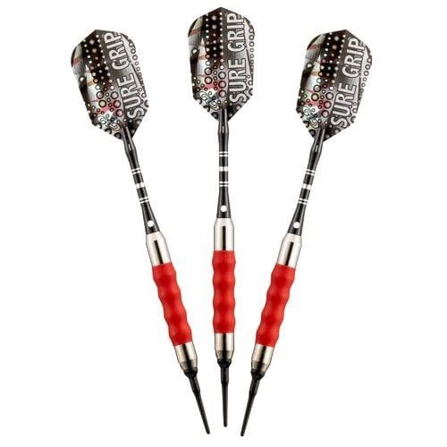SURE GRIP RED 16GM 20-0007-16 SOFT TIP DART SET