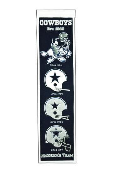 DALLAS COWBOYS HERITAGE BANNER 44016
