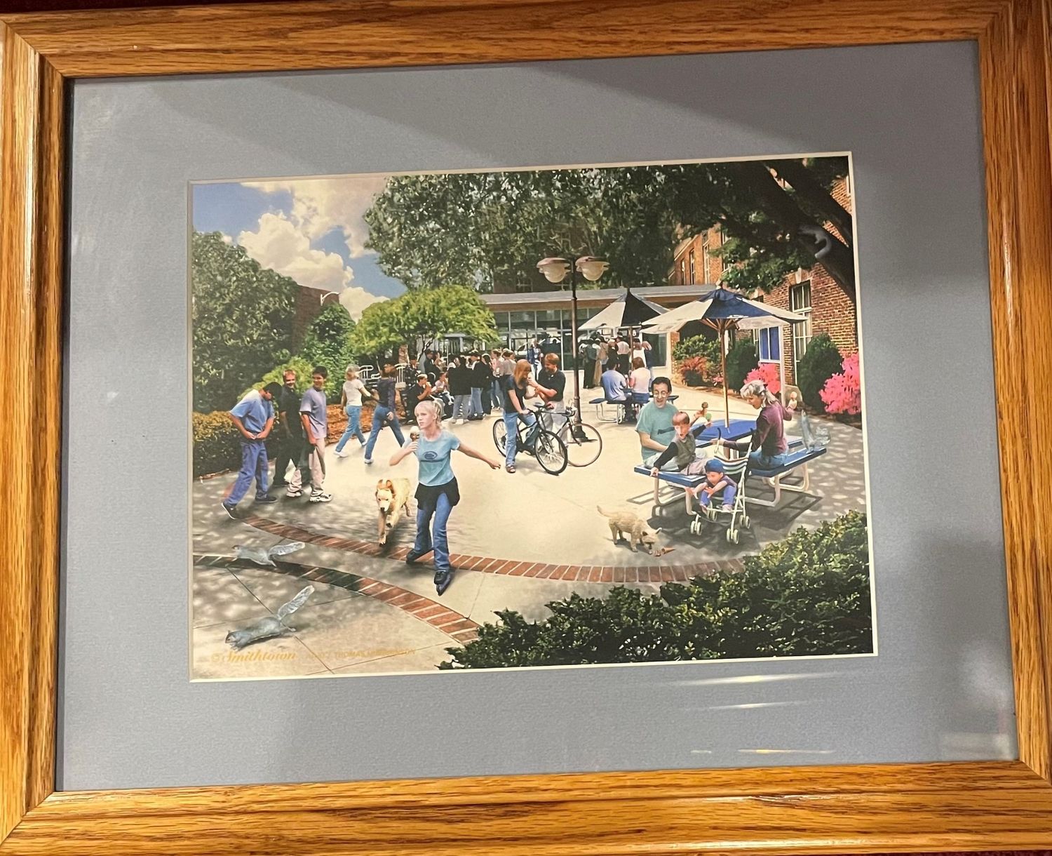Penn State Food Hall Framed Picture
