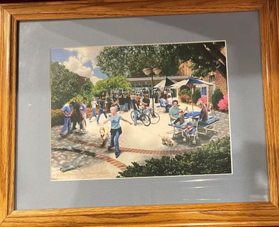 Penn State Food Hall Framed Picture
