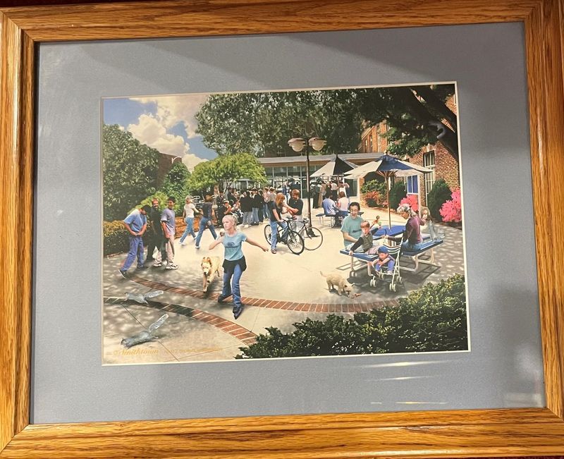 Penn State Food Hall Framed Picture