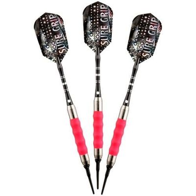 SURE GRIP PINK 16GM 20-0004-16 SOFT TIP DART SET