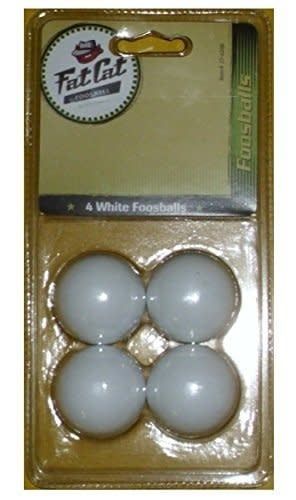 Fat Cat 4  white foosballs